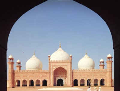 La Mezquita Badshahi, construida en 1673-74 de Islamic School
